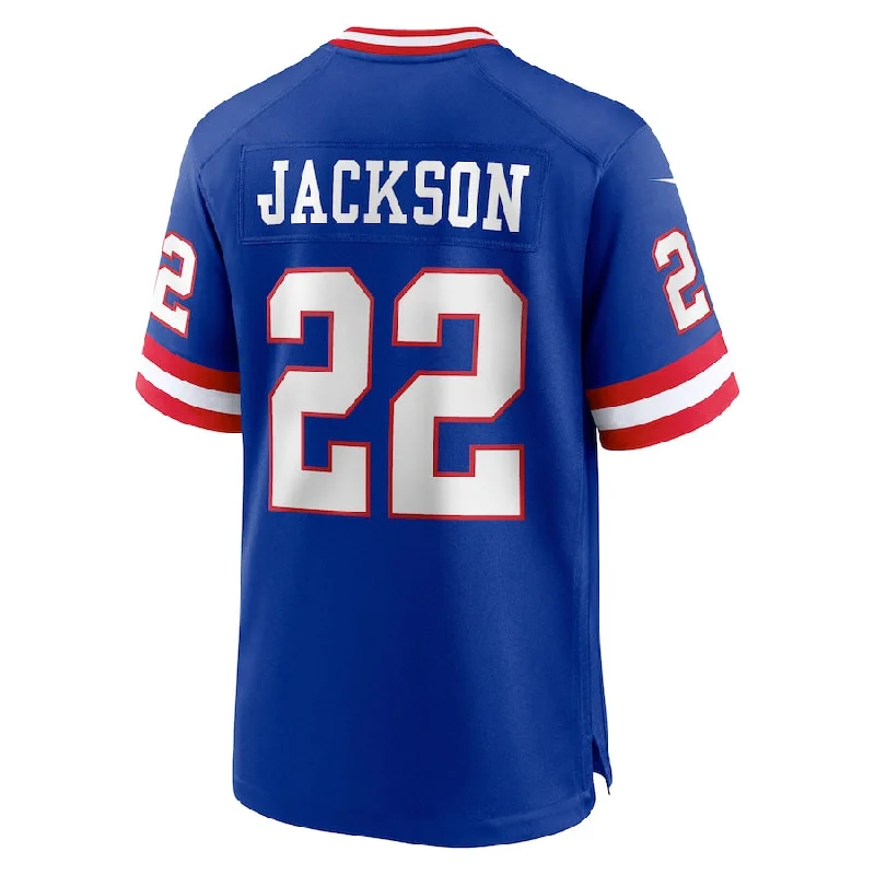 Custom Rugby Jerseys For Local Competitions-NY.Giants #22 Adoree' Jackson Royal Classic Player Game Jersey Stitched American Football Jerseys