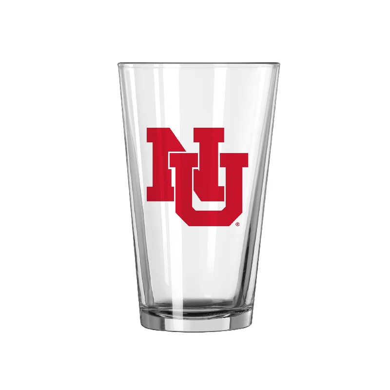 Custom Team Mugs For Matchday Gifts-Nebraska Vault 16oz Gameday Pint Glass