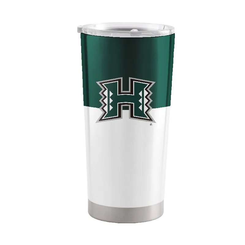 Team Mugs For Custom Holiday Gifts-Hawaii 20oz Colorblock Stainless Tumbler