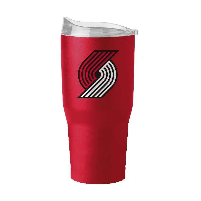 Personalized Team Mugs For Sports Leagues-Portland Trailblazers 30oz Flipside Powder Coat Tumbler