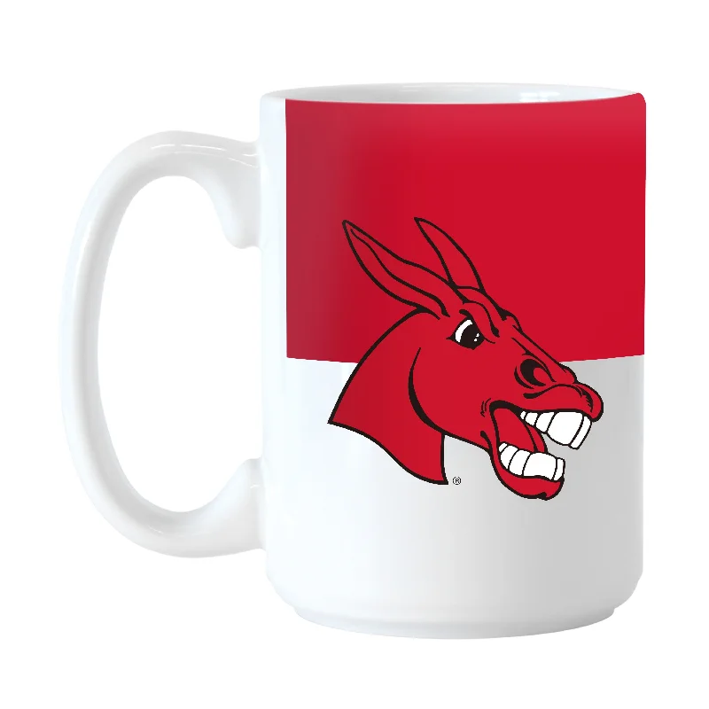 Custom Team Mugs With Team Slogans-Central Missouri 15oz Colorblock Sublimated Mug