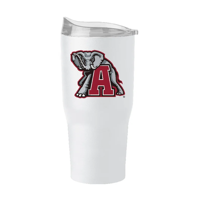 Team Mugs For School & College Events-Alabama Alternate Logo 30oz Gameday Powder Coat Tumbler