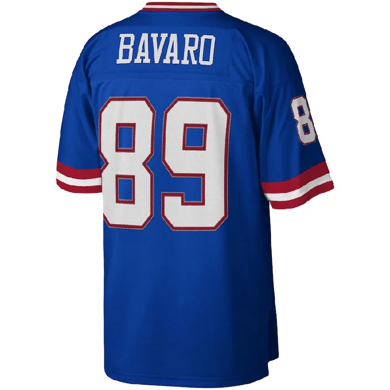 Custom Rugby Jerseys For Special Occasions-NY.Giants #89 Mark Bavaro Mitchell & Ness Royal Legacy Replica Jersey Stitched American Football Jerseys