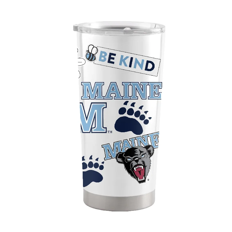 Team Mugs With Personalized Messages & Designs-Maine 20oz Native Stainless Tumbler