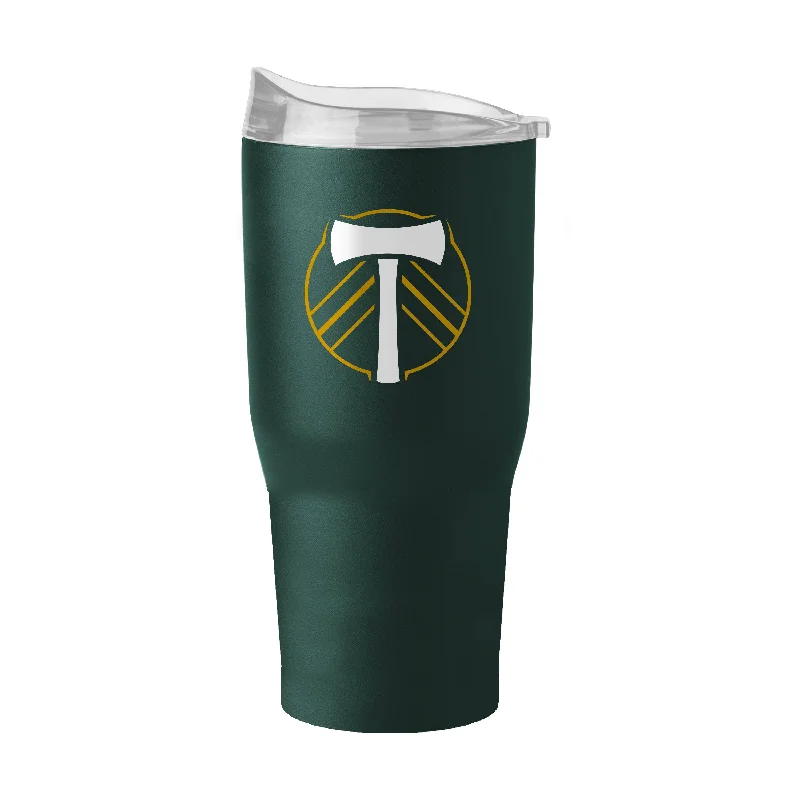 Team Mugs For Corporate Team Building-Portland Timbers 30oz Flipside Powder Coat Tumbler