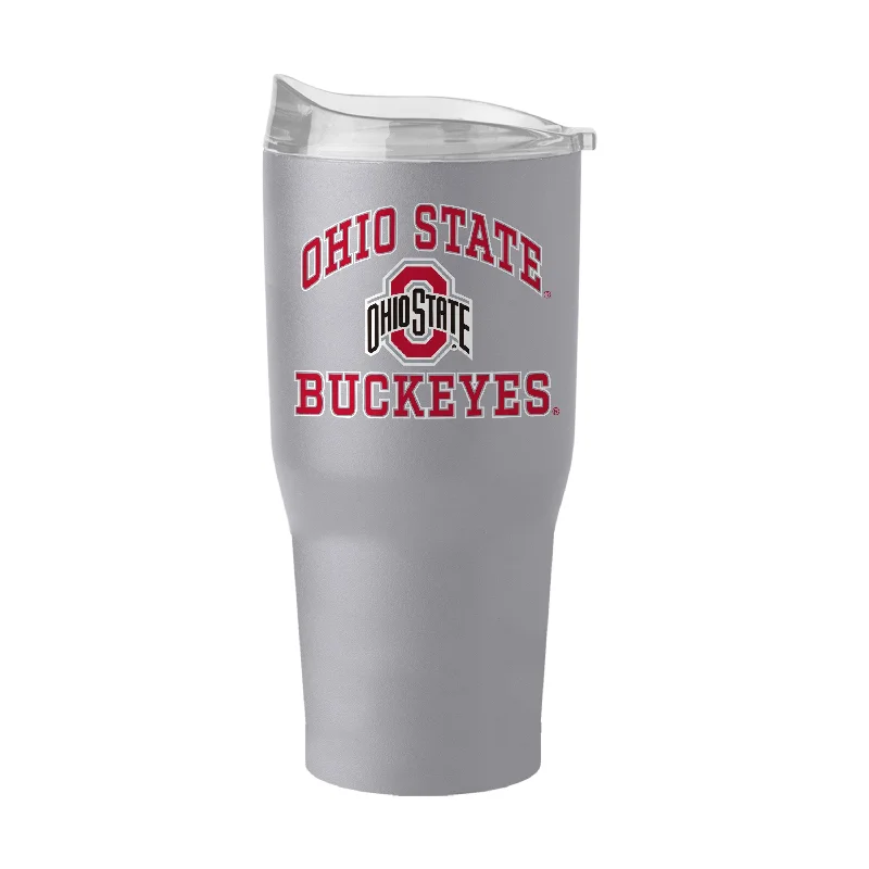 Team Mugs For Fan Gifts & Giveaways-Ohio State 30oz Athletic Powder Coat Tumbler