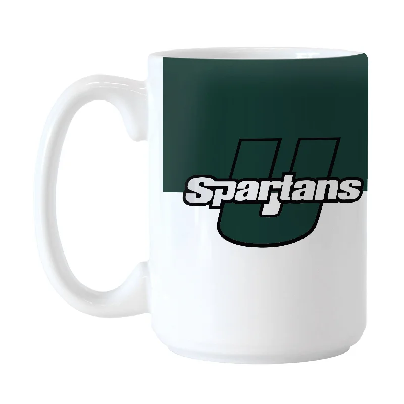 Personalized Team Mugs For Annual Events-South Carolina Upstate 15oz Colorblock Sublimated Mug