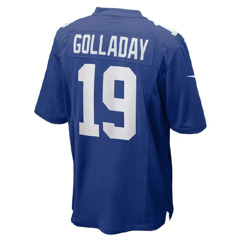 Personalized Rugby Jerseys For Team Apparel-NY.Giants #19 Kenny Golladay  Royal Game Jersey Stitched American Football Jerseys