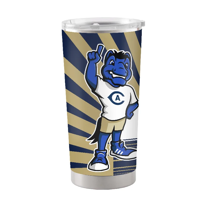 Personalized Team Mugs With Fan Customization-California - Davis 20oz Mascot Stainless Tumbler