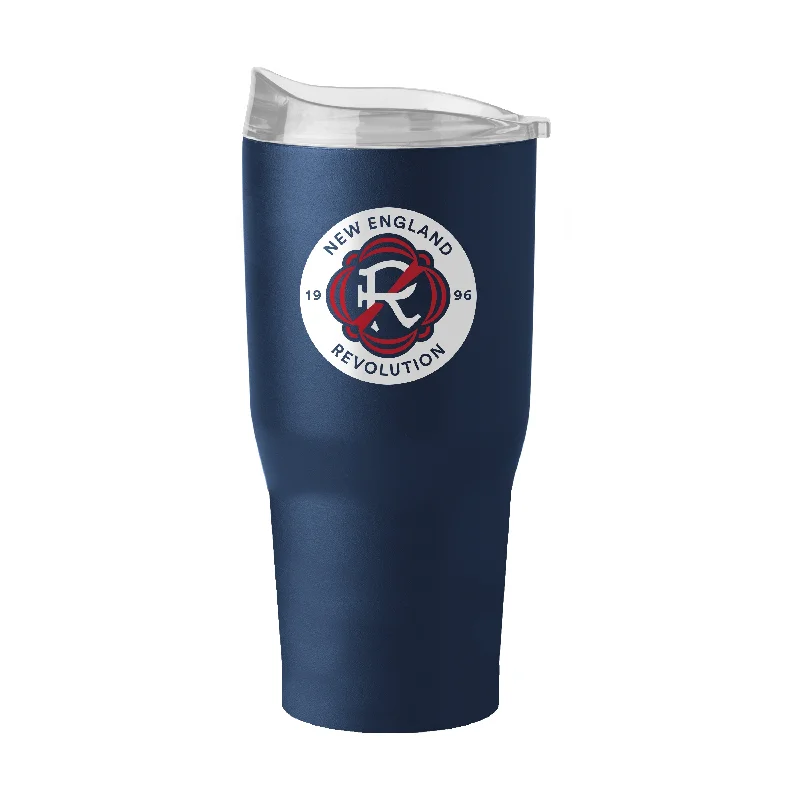 Team Mugs For Community Events-New England Revolution 30oz Flipside Powder Coat Tumbler