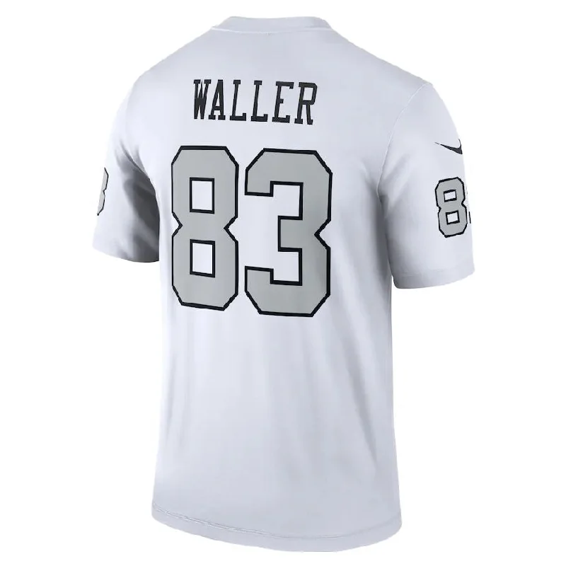 Personalized Rugby Jerseys For Charity Auctions-LV.Raiders #83 Darren Waller White Alternate Legend Jersey Stitched American Football Jerseys