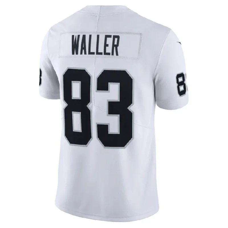 Rugby Jerseys With Special Custom Features-LV.Raiders #83 Darren Waller White Vapor Limited Jersey Stitched American Football Jerseys