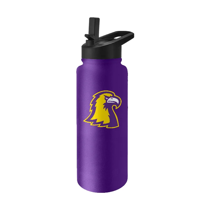 Custom Team Mugs For Special Partnerships-Tennessee Tech Quencher Logo Flip Top Water Bottle