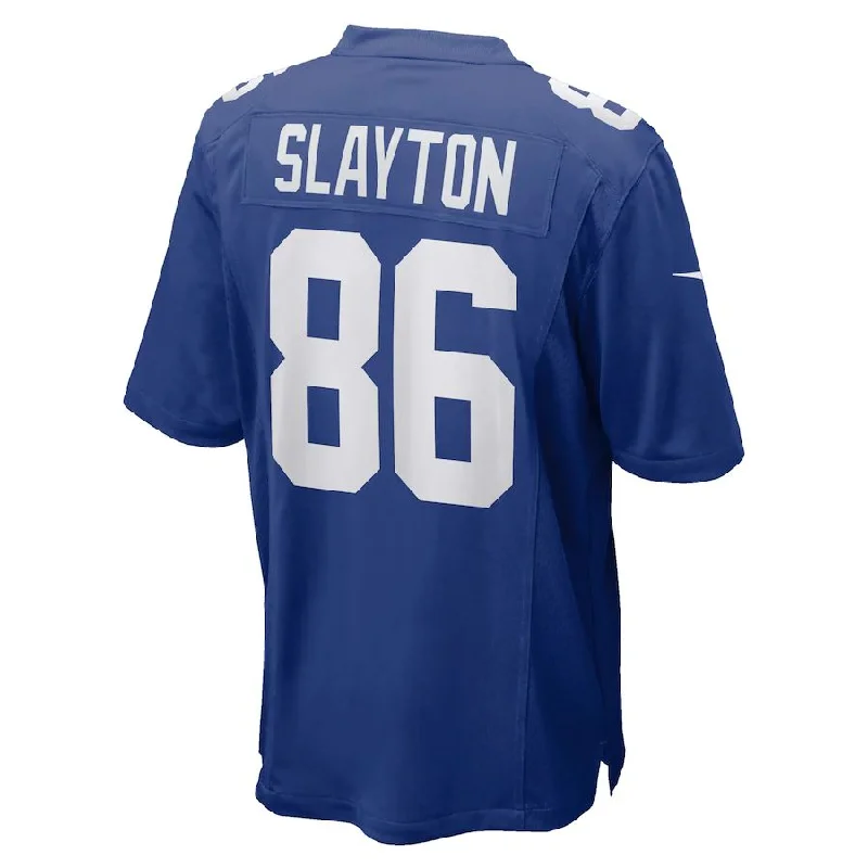 Rugby Jerseys With Player Numbers & Names-NY.Giants #86 Darius Slayton  Royal Game Jersey Stitched American Football Jerseys