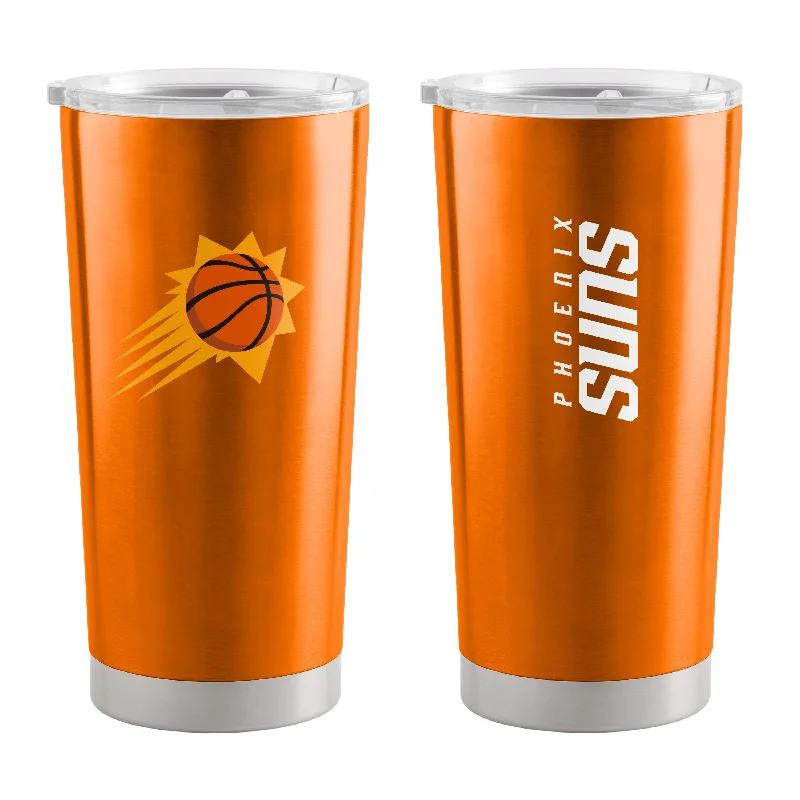 Team Mugs With Custom Text for Special Events-Phoenix Suns 20oz Gameday Stainless Steel Tumbler