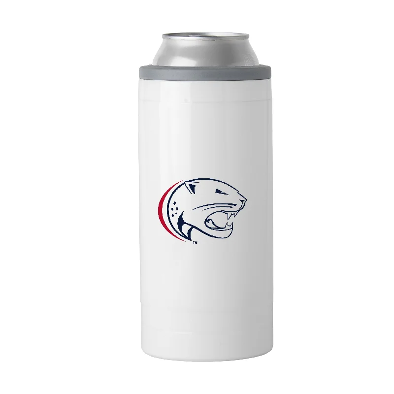 Team Mugs With Custom Team Patches-South Alabama 12oz Gameday Slim Can Coolie