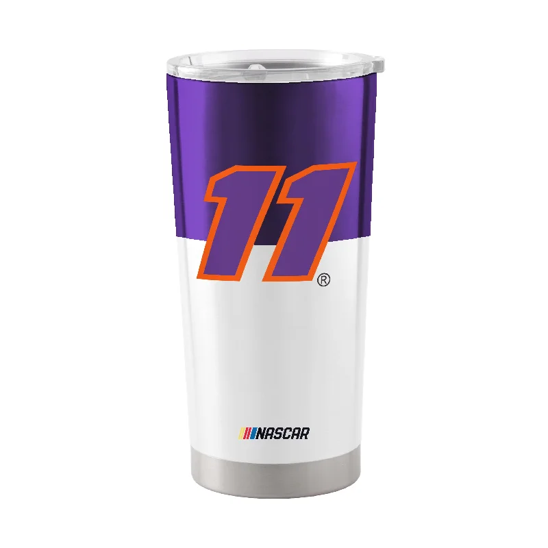 Custom Team Mugs-Denny Hamlin 20oz Colorblock Stainless Tumbler