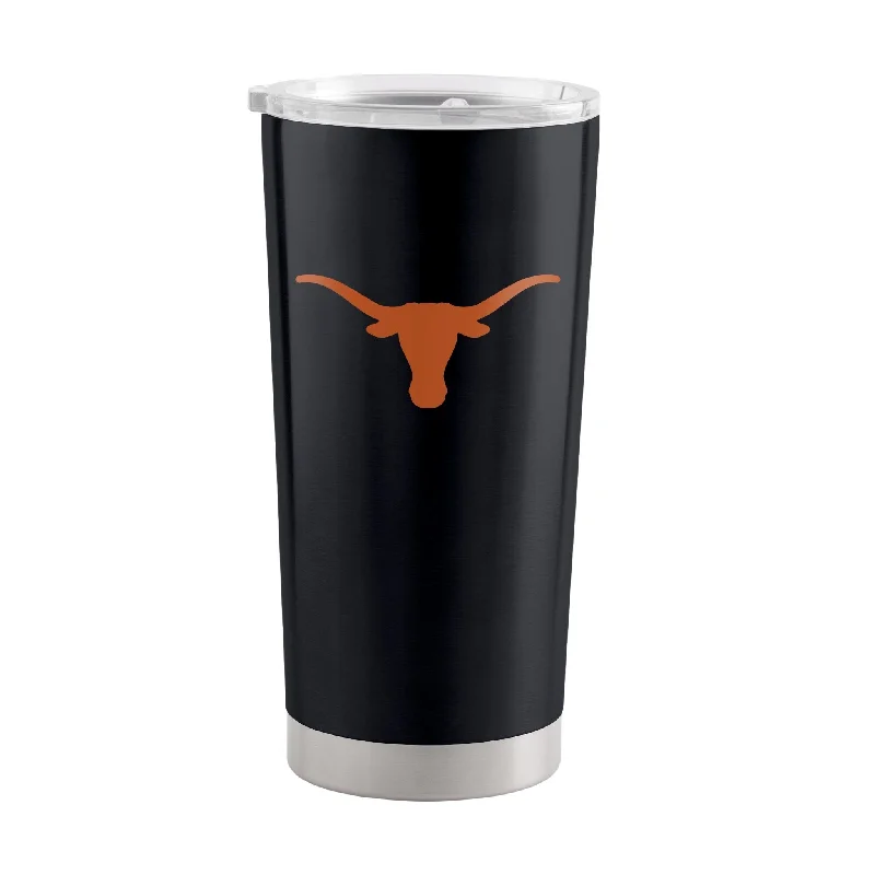 Team Mugs For Custom Celebrations-Texas 20oz Black Gameday Stainless Steel Tumbler