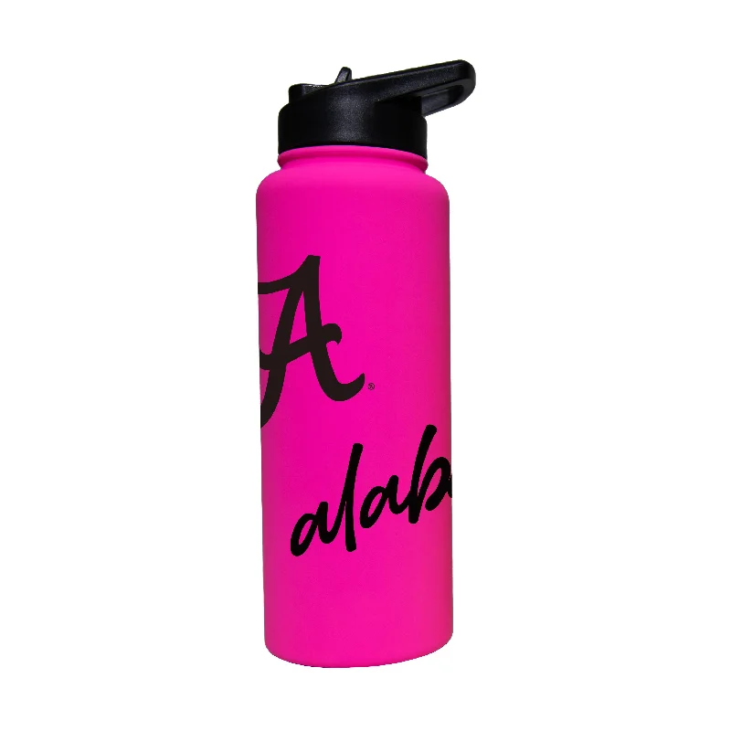 Personalized Team Mugs For Corporate Gifting-Alabama 34oz Electric Bold Soft Touch Quencher