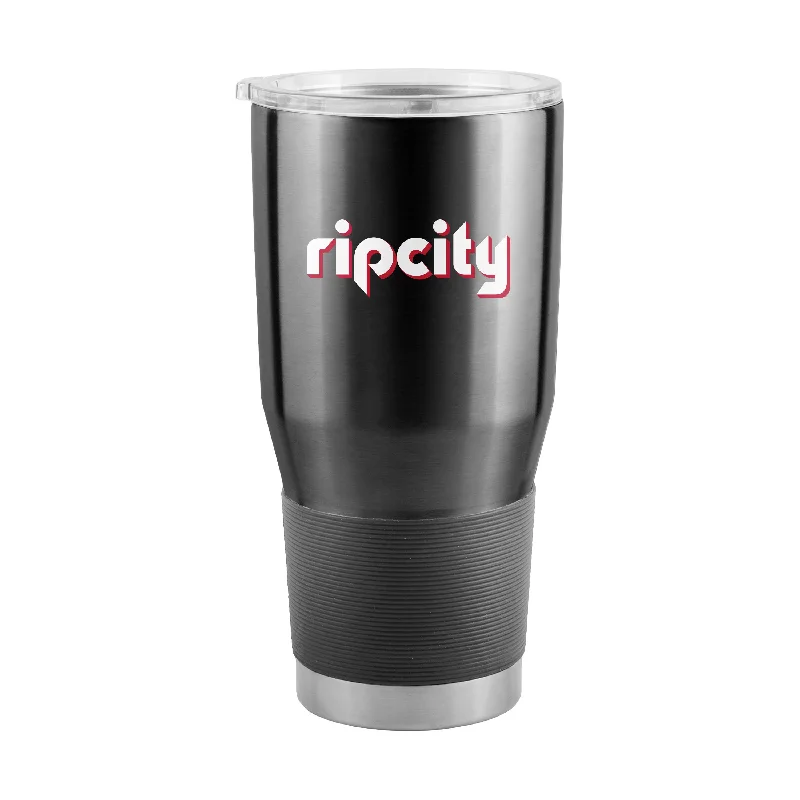 Custom Team Mugs For Group Rewards-Portland Trailblazers 30oz Slogan Stainless Steel Tumbler