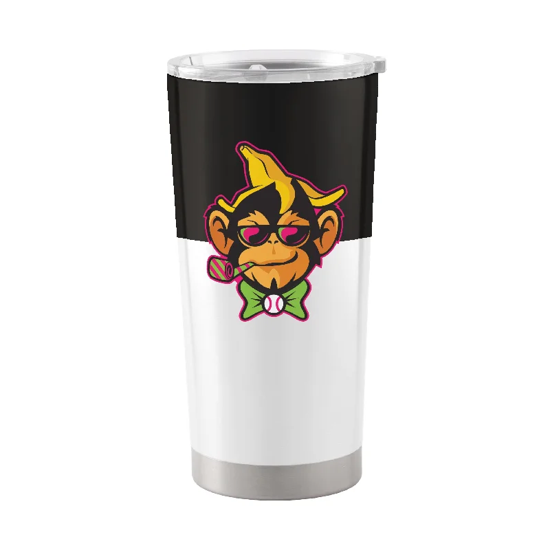 Personalized Team Mugs For Event Sponsorship-Savannah Party Animals 20oz Colorblock Stainless Tumbler