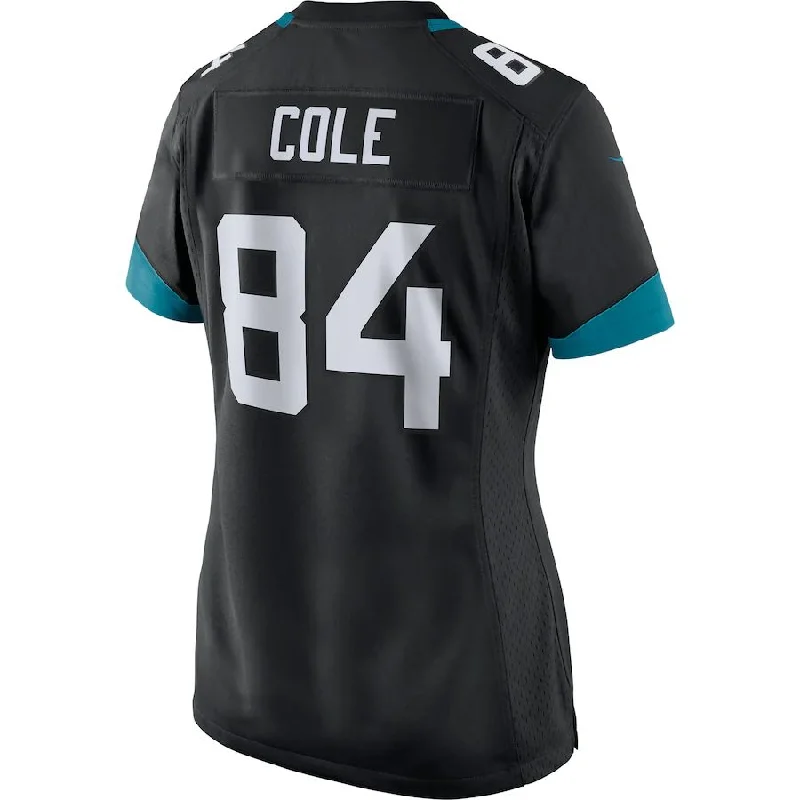 Custom Rugby Jerseys For Rec Leagues-J.Jaguars #84 Keelan Cole Black Player Game Jersey Stitched American Football Jerseys