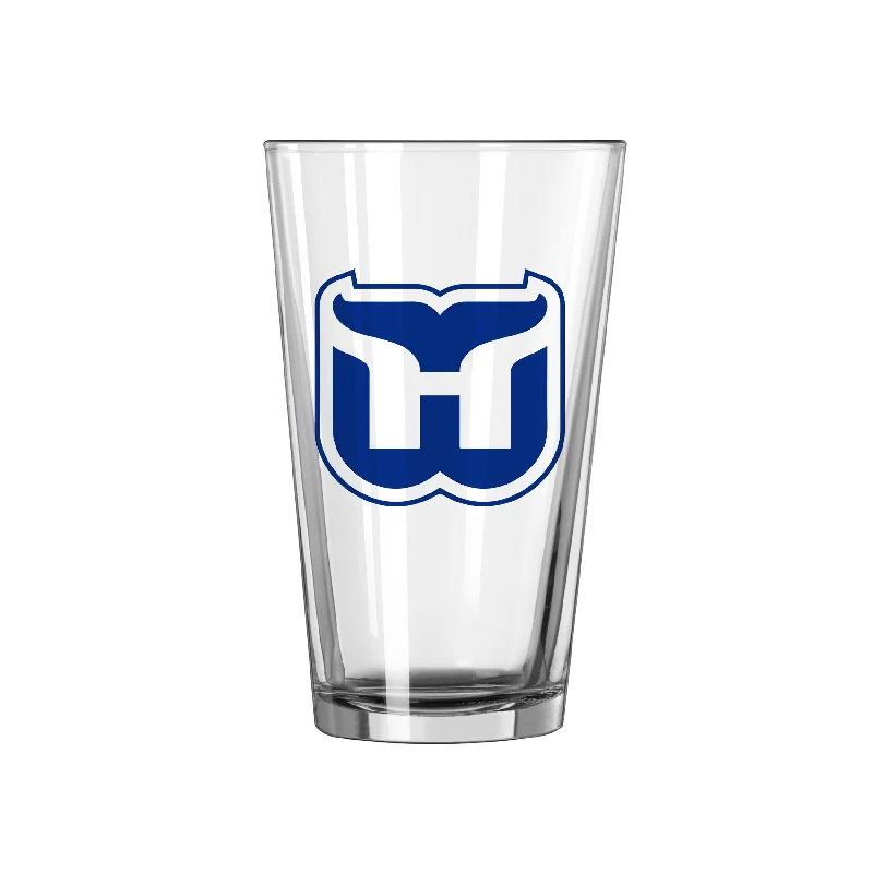 Personalized Team Mugs For Professional Teams-Hartford Whalers 16oz Gameday Pint Glass