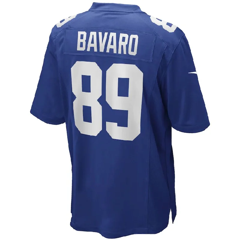 Rugby Jerseys With Player Stats-NY.Giants #89 Mark Bavaro Royal Game Retired Player Jersey Stitched American Football Jerseys