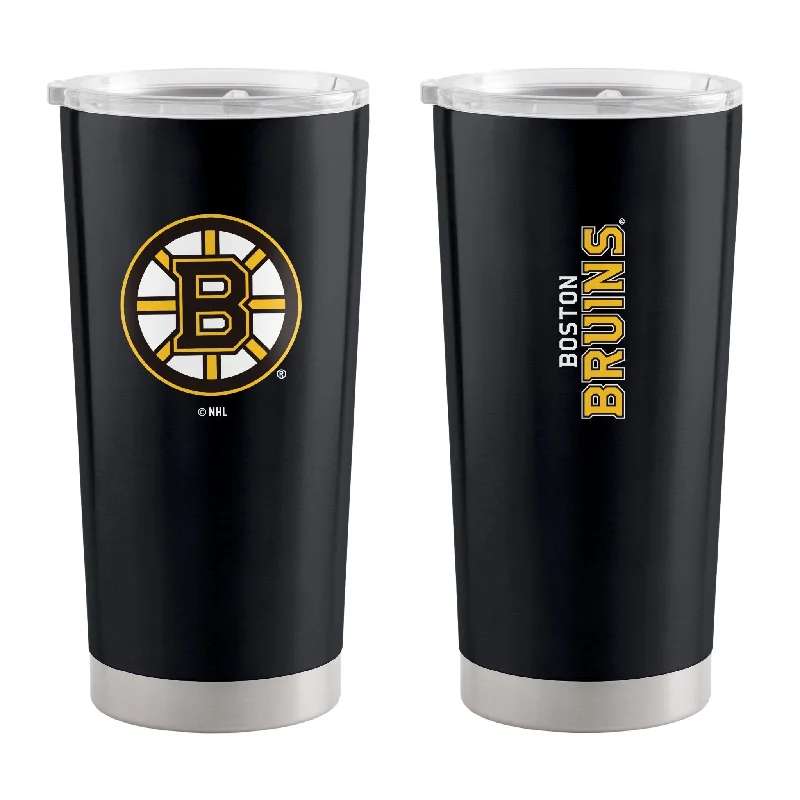 Custom Team Mugs For Fan Clubs-Boston Bruins 20oz Gameday Stainless Steel Tumbler