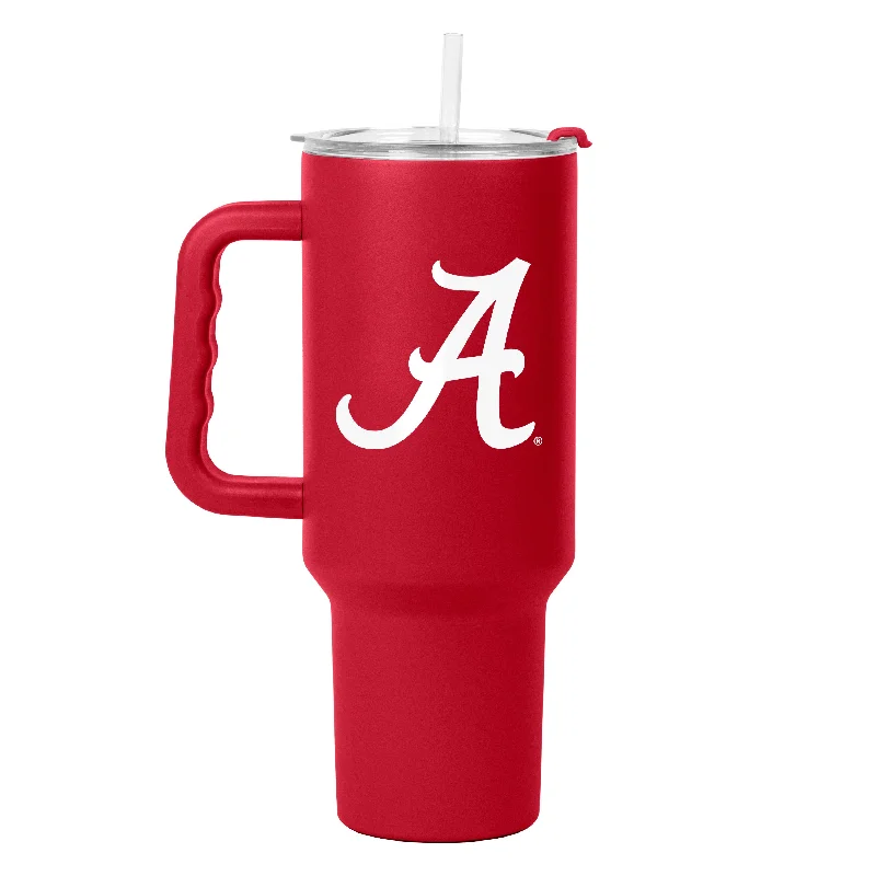 Personalized Team Mugs For Custom Gifting-Alabama 40oz Flipside Powder Coat Tumbler