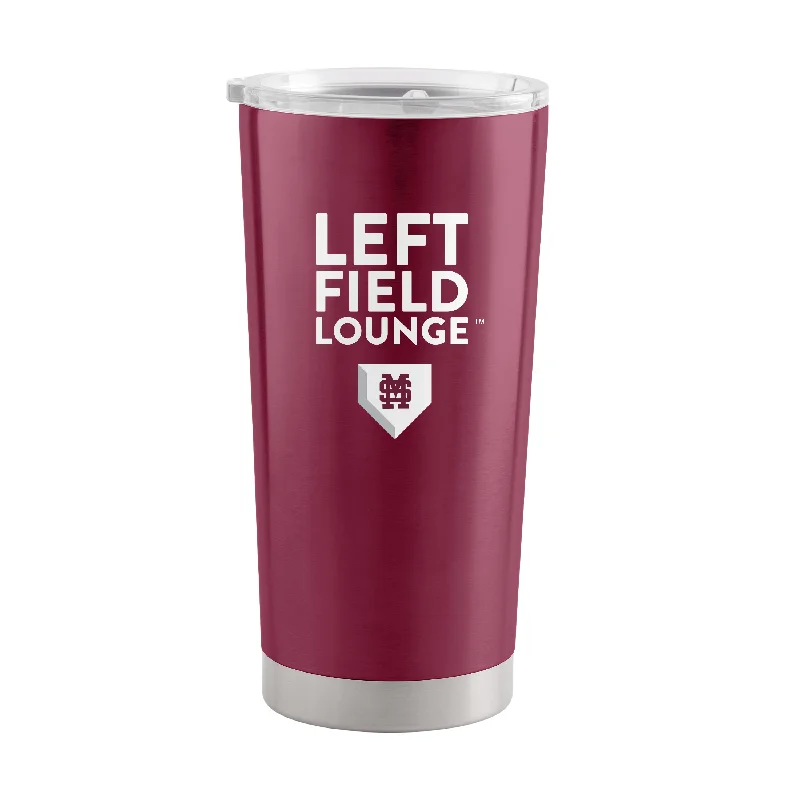 Custom Team Mugs For Club Members-Mississippi State 20oz Left Field Lounge Stainless Steel Tumbler