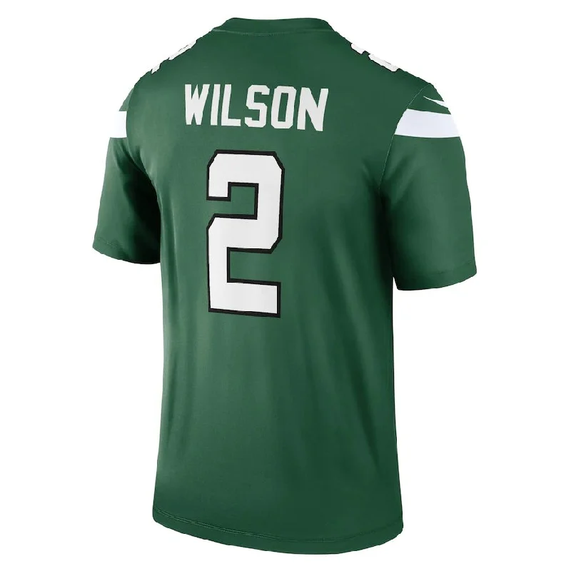 Custom Rugby Jerseys With Dynamic Designs-NY.Jets #2 Zach Wilson  Gotham Green Legend Jersey Stitched American Football Jerseys