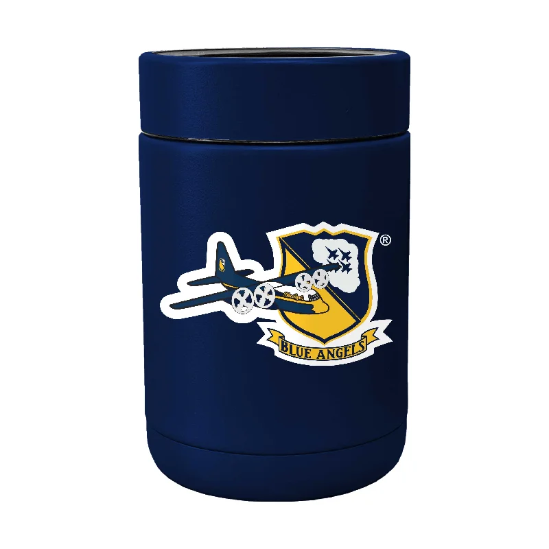 Custom Team Mugs For Holiday Promotions-Fat Albert Airlines Logo Powder Coat Coolie