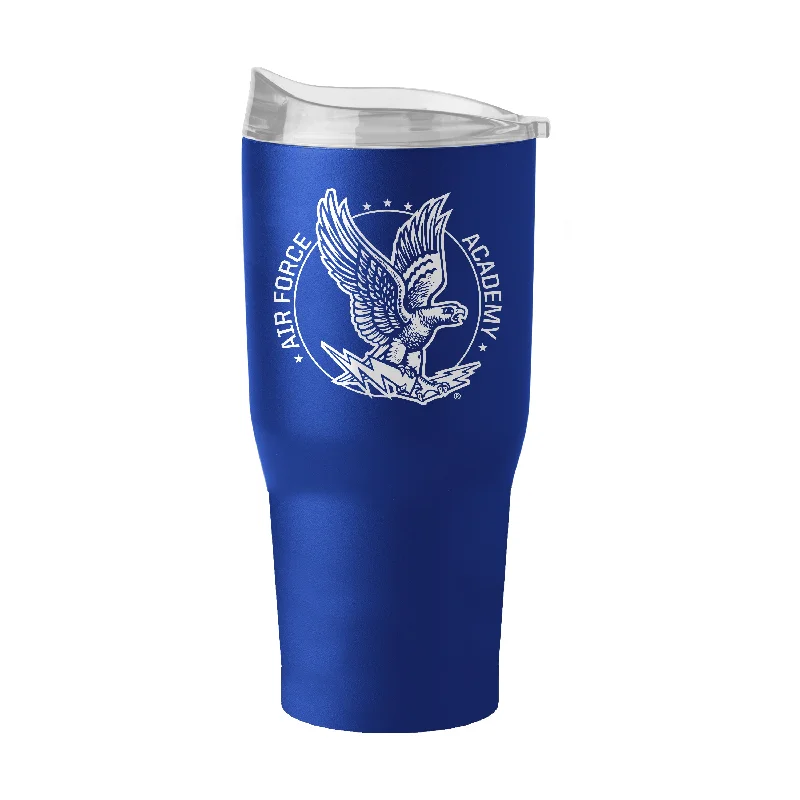 Team Mugs With Custom Artwork & Designs-Air Force Vault 30oz Powder Coat Tumbler