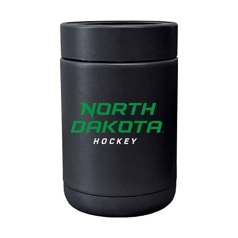 Team Mugs For Charity Drives-North Dakota Hockey Powder Coat Coolie