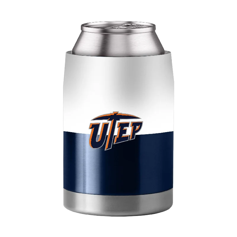 Custom Team Mugs For Team Celebrations-UTEP Colorblock 3 in 1 Coolie