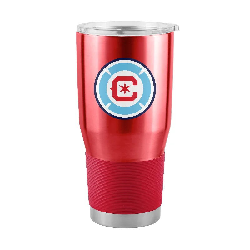 Personalized Team Mugs For Staff Recognition-Chicago Fire 30oz Gameday Stainless Steel Tumbler