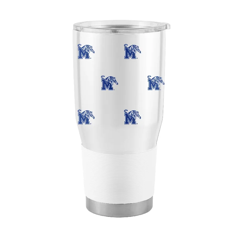 Team Mugs For Gift Giving-Memphis 30oz Block Stainless Tumbler