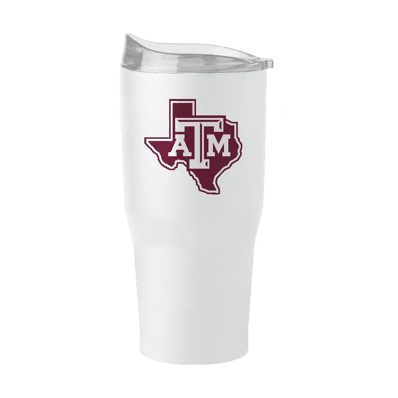 Personalized Team Mugs For Charity Events-Texas A&M Alternate Logo 30oz Gameday Powder Coat Tumbler