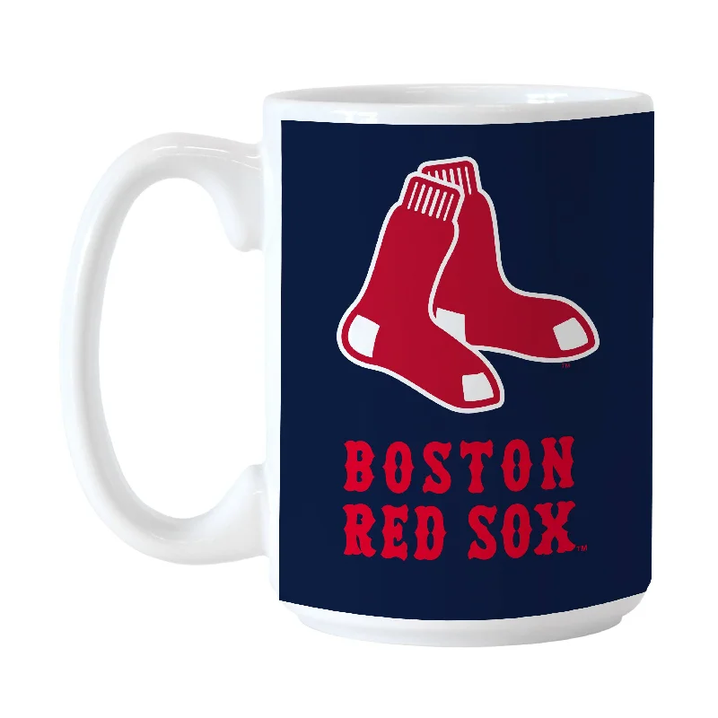 Custom Team Mugs For Team Fanatics-Boston Red Sox Fenway South 15oz Sublimated Mug