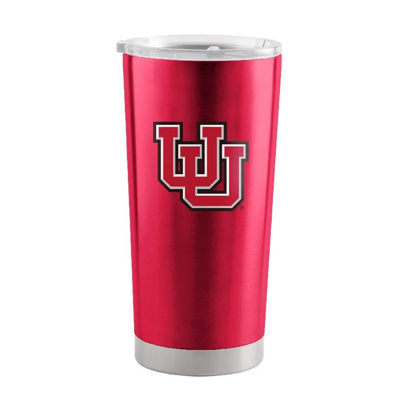 Team Mugs With Custom Artwork & Design-Utah 20oz Gameday Stainless Steel Tumbler