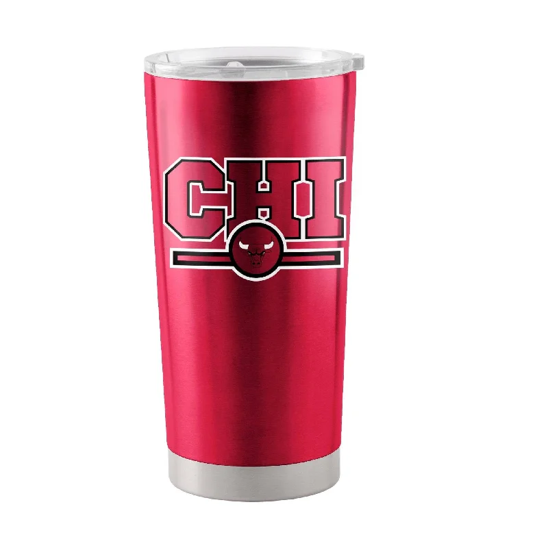 Personalized Team Mugs For Special Events-Chicago Bulls Letterman 20oz Stainless Tumbler