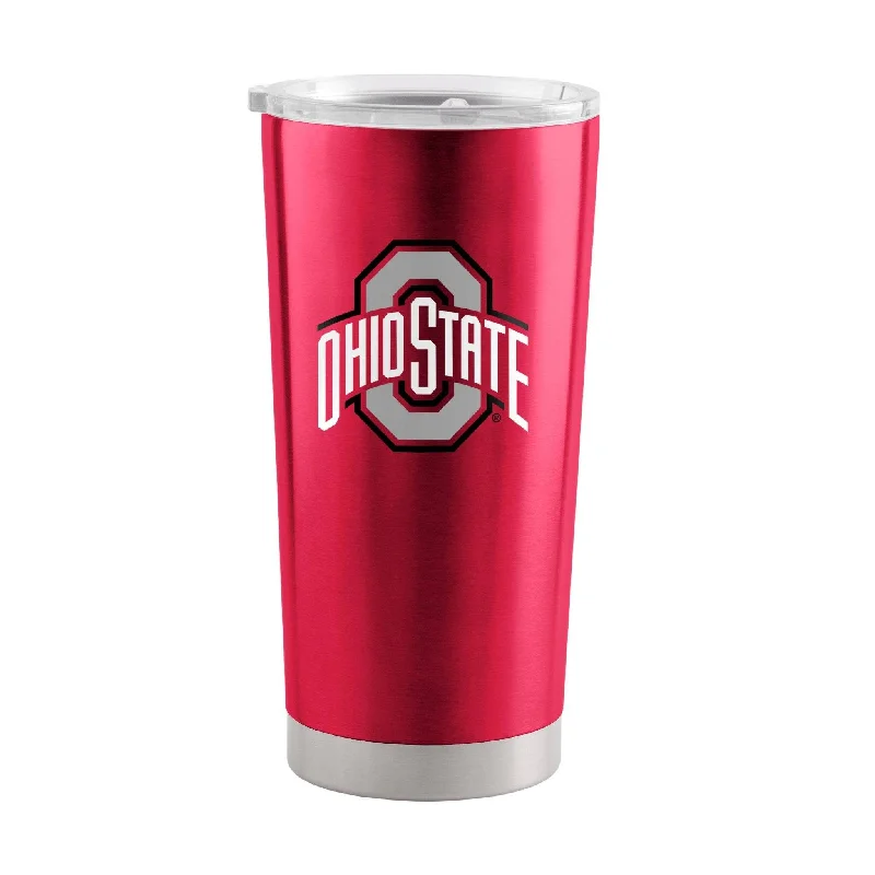 Custom Team Mugs With Inspirational Team Quotes-Ohio State 20oz Gameday Stainless Tumbler