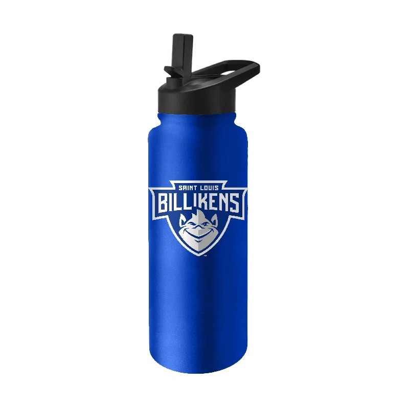 Custom Team Mugs For Event Commemorations-Saint Louis Univ 34oz Logo Quencher Bottle