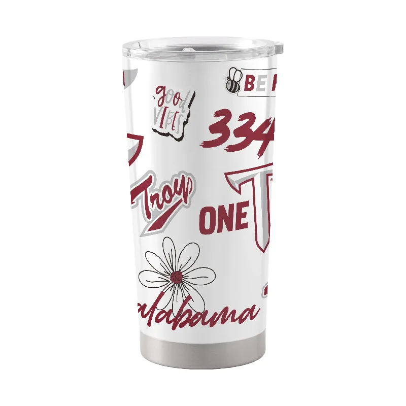 Personalized Team Mugs For Event Sponsorship-Troy 20oz Native Stainless Tumbler