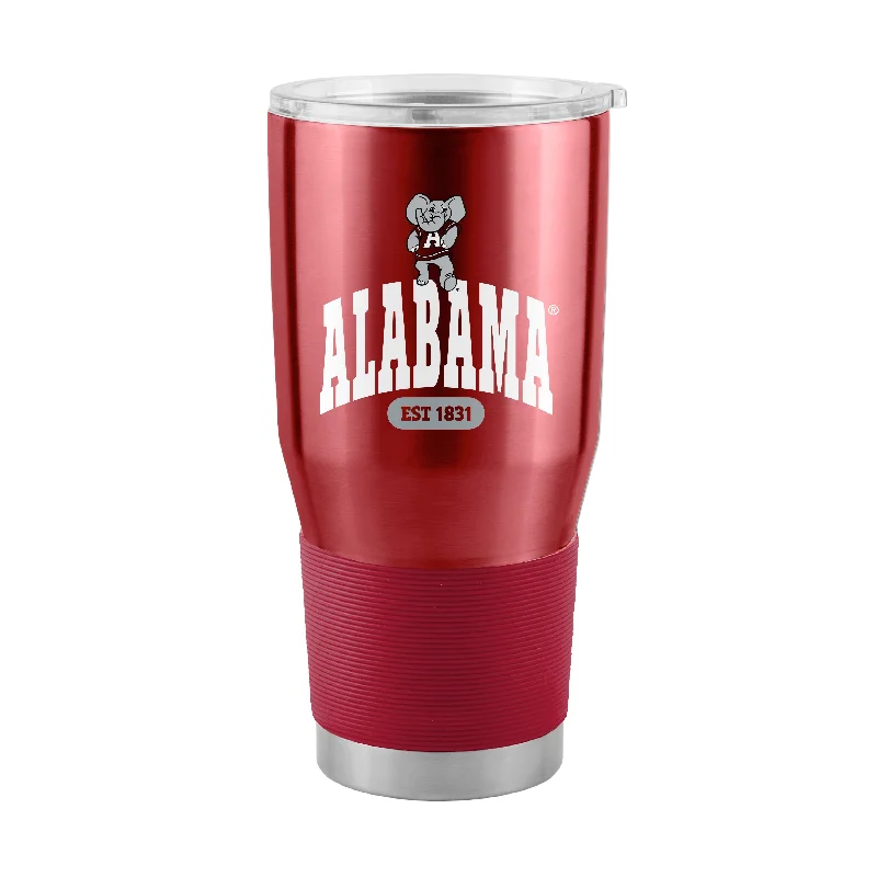 Personalized Team Mugs For Charity Support-Alabama 30oz Arch Stainless Steel Tumbler