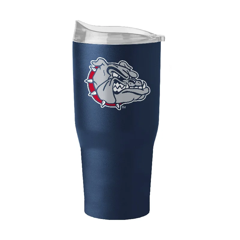 Custom Team Mugs For Team Competitions-Gonzaga 30oz Flipside Powder Coat Tumbler