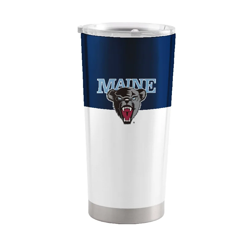 Custom Team Mugs For Corporate Marketing-Maine 20oz Colorblock Stainless Tumbler