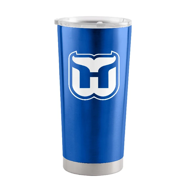 Team Mugs With Personalized Graphics-Hartford Whalers 20oz Gameday Stainless Steel Tumbler