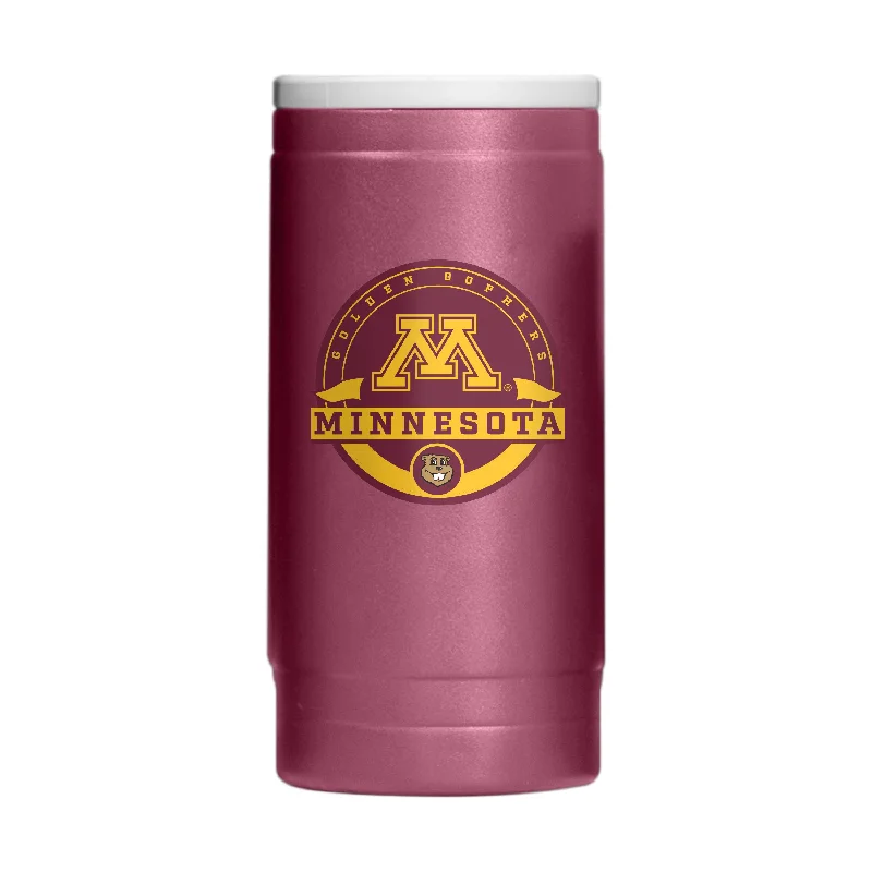 Personalized Team Mugs For Coaches-Minnesota Baseball 12oz Powder Coat Coolie